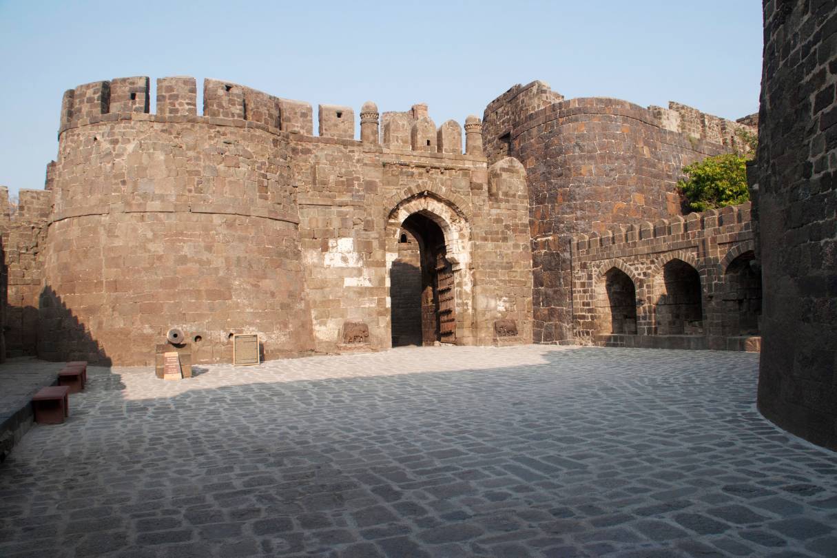 Entrance to Daulatabad Fort, one of the best historical places in Aurangabad