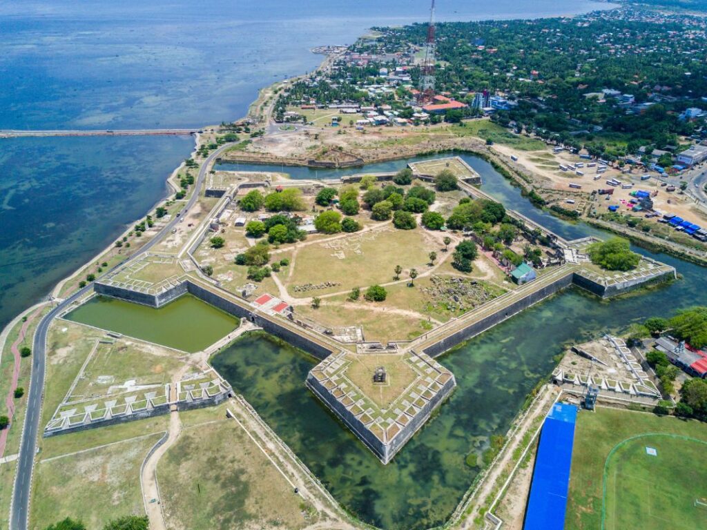 Jaffna fort, one of the best historical sites in Sri Lanka