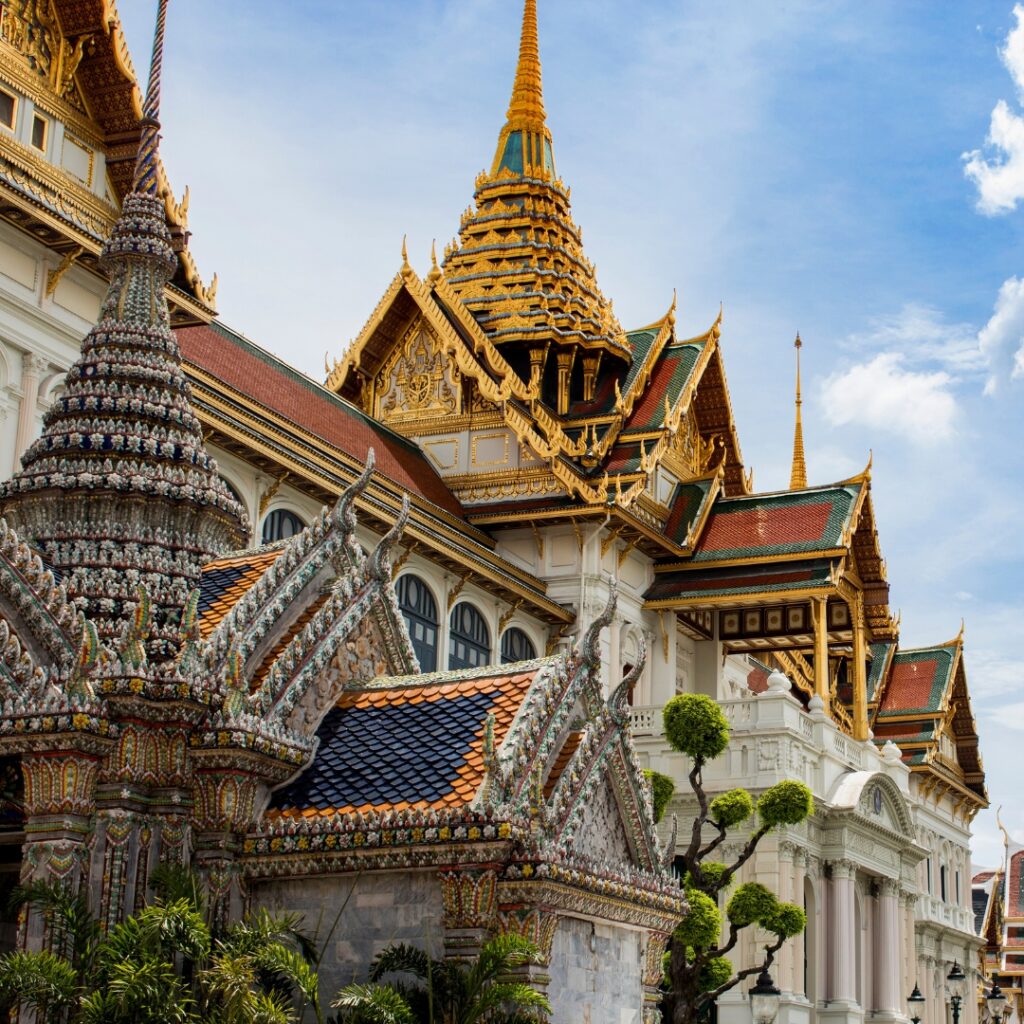 The Grand Palace in Bangkok, one of the best historical places in Thailand.