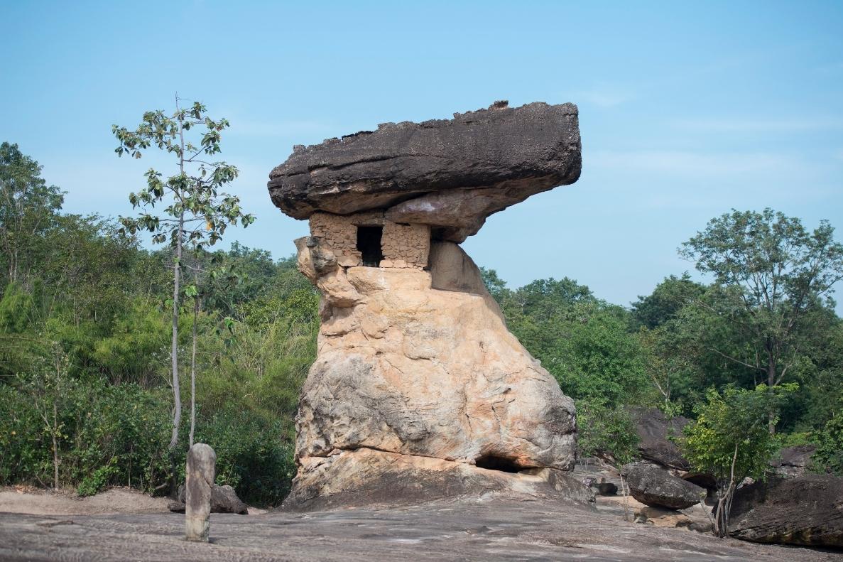 Phu Phra Bat Historical Park, one of the best historical places in Thailand.